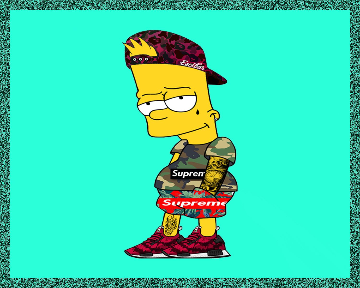 1500x1200 Supreme Bart Wallpapers