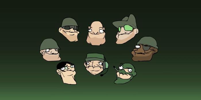 1920x1080 green soldiers funny snipers demoman tf2 team fortress 2 drawn medic