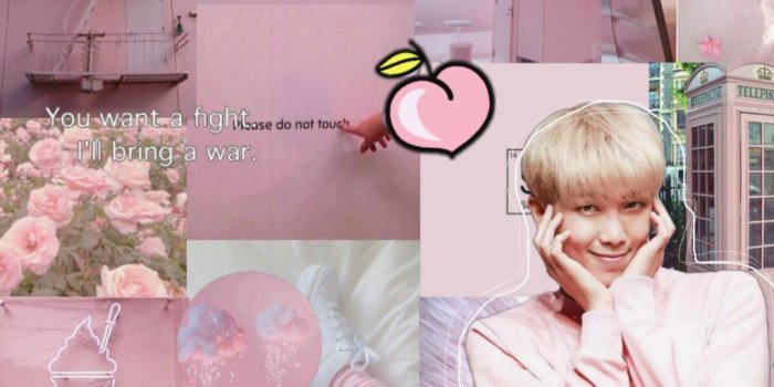 1024x1523 bts rm namjoon wallpaper pink aesthetic ♡...