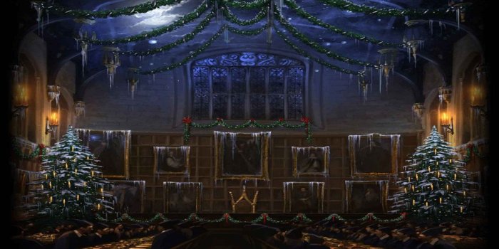 1191x670 Alex Mack on Yuletide | Harry potter christmas, Hogwarts