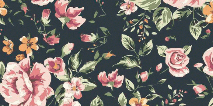 1080x1080 Marley Dark Floral Wallpaper