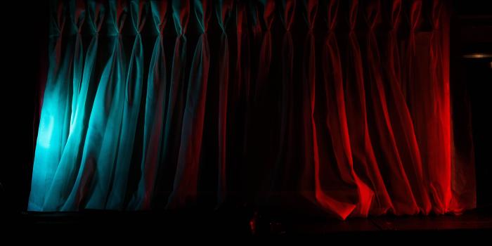 5703x3802 Curtains Dramatically Lit 4K wallpaper