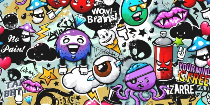 1500x1500 Cartoon Graffiti Wallpapers - Top Free Cartoon Graffiti Backgrounds