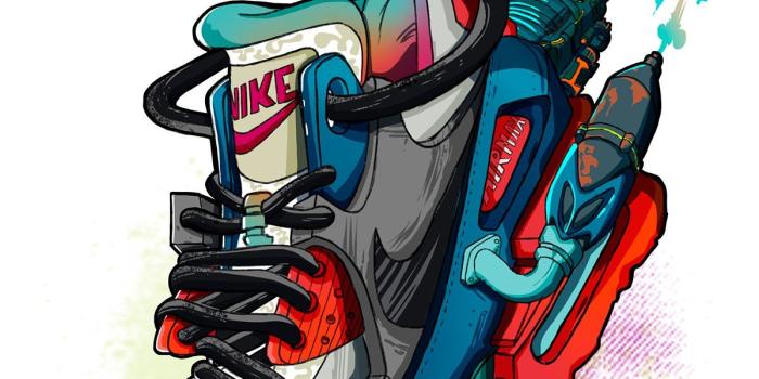1200x1697 NIKE AIRMAX on Behance | juan 454 | Sneaker art, Sneakers wallpaper