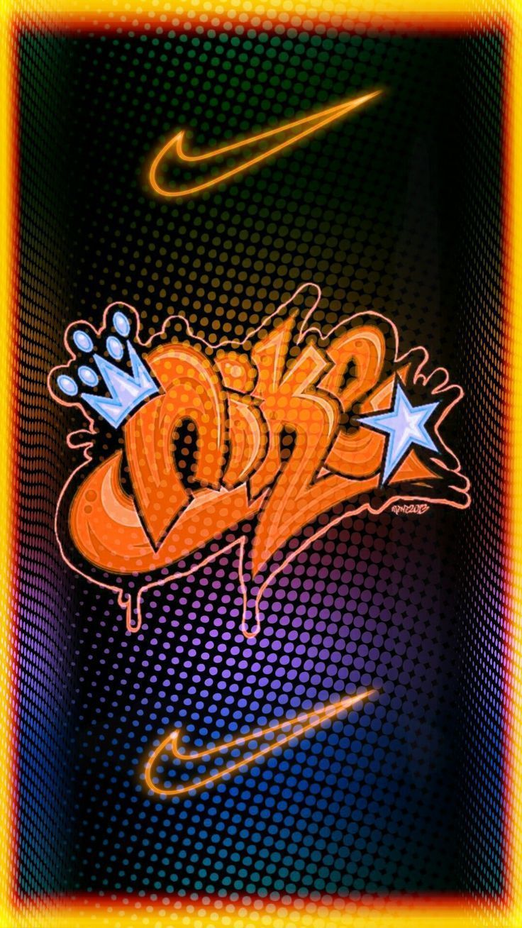 736x1308 Graffiti Nike Logo - LogoDix