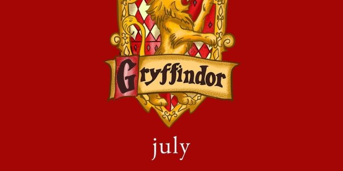 1025x1920 July 2018 Calendar Wallpaper Phone Harry Potter Hogwarts Gryffindor