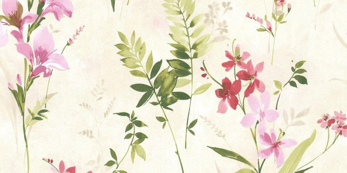 1000x1000 Driselle Pink Floral Wallpaper Sample