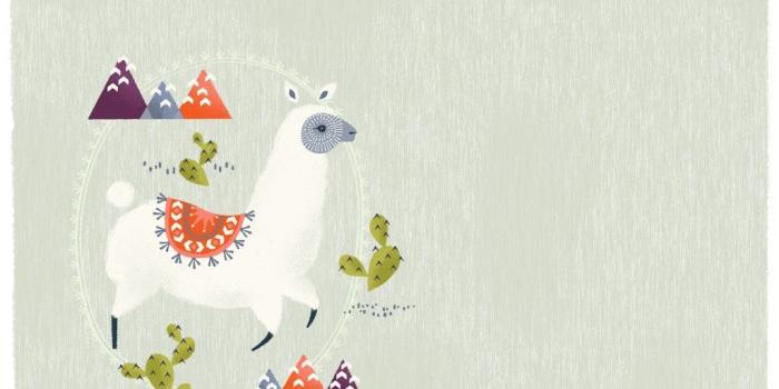 1024x768 Save the drama for yo llama! Desktop wallpaper designed by Maeve