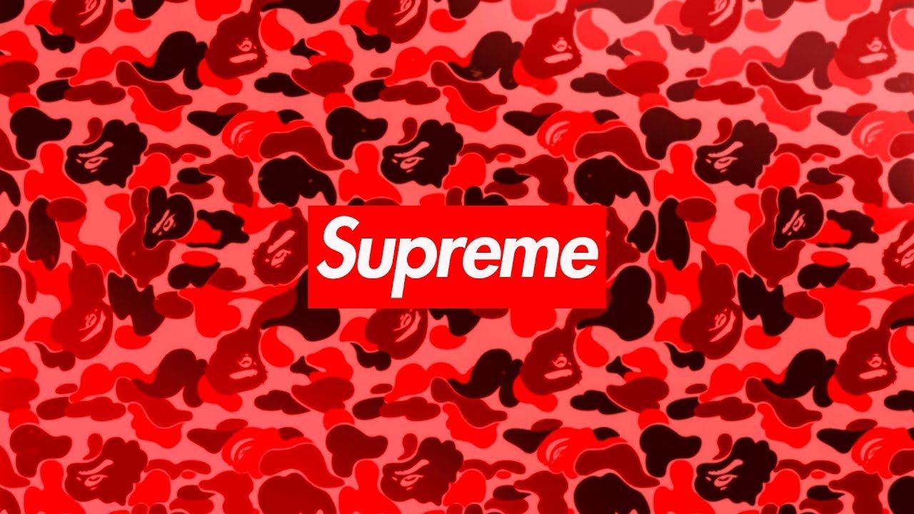 1280x720 12+] Supreme And Bape Wallpapers on WallpaperSafari