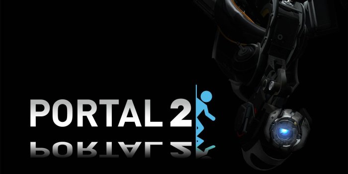 1920x1080 Portal 2 Black Background Poster Wallpaper