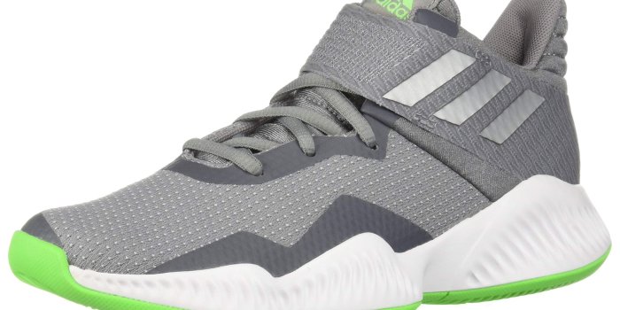 2560x1600 adidas Unisex Explosive Bounce 2018 Basketball Shoe, Grey/Silver  Metallic/Shock Lime, 7 M US Big Kid
