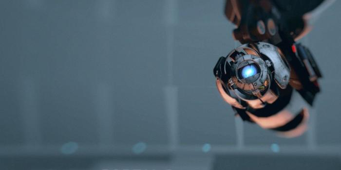 1332x850 Photo Wallpaper Portal 2, Whitley, Glados, Aperture - Portal 2