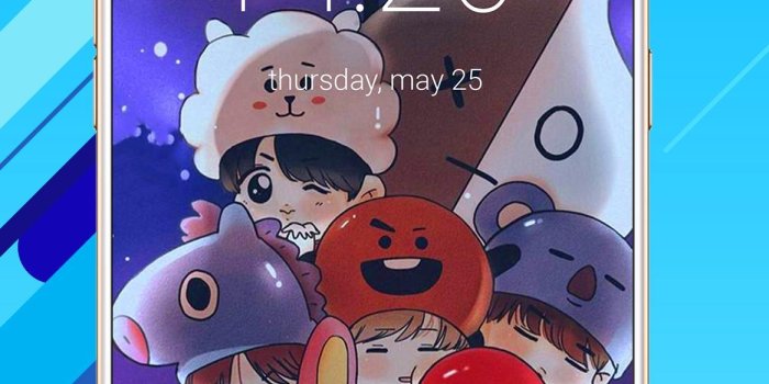 1166x2000 BTS BT21 Art Kawaii Wallpapers Pattern Lock Screen for Android - APK