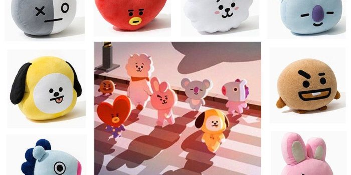 1024x768 BTS BT21 Plushies (OFFICIAL)