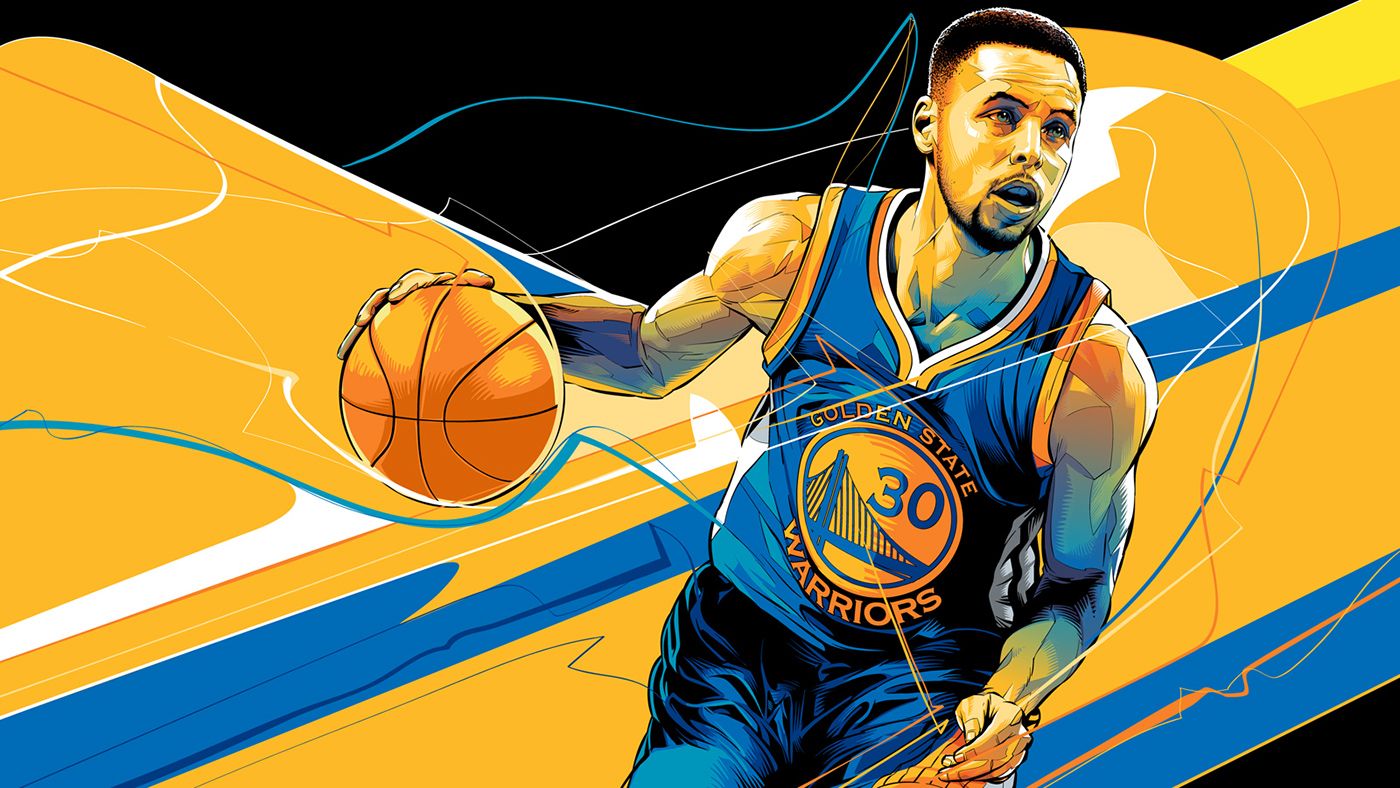 1400x788 Download Free Stephen Curry Cartoon 1400x788 Wallpaper - Stephen