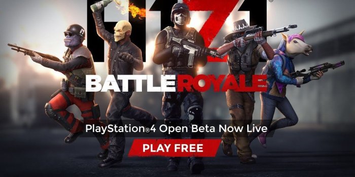 1280x720 Free-to-play Battle Royale shooter H1Z1 leaves PS4 open beta at the