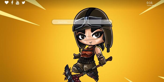 1919x970 Fortnite Cartoon Skins Wallpaper Theme - New Tabsy