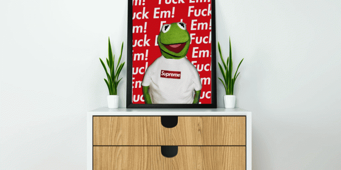 1024x768 Fuck Em Kermit Artwork