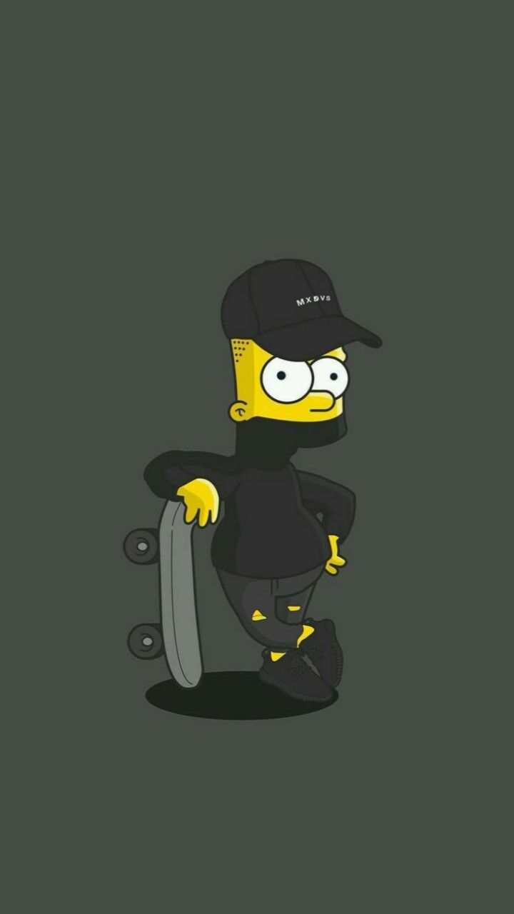 720x1280 Gangster Bart Wallpapers