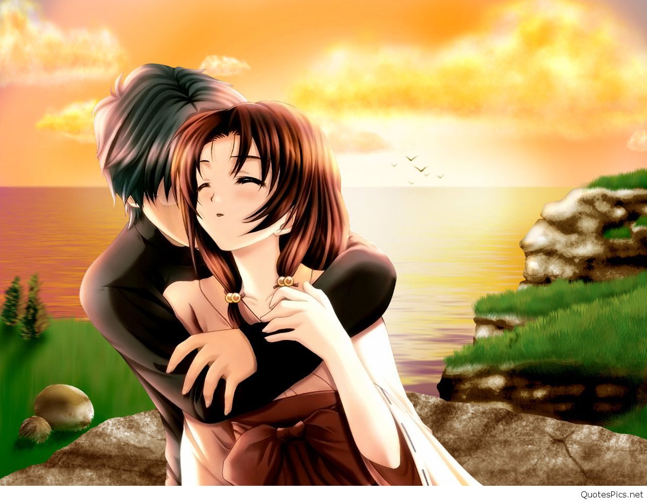 1280x990 Cartoon Love Couple Wallpapers Group with 54+ items