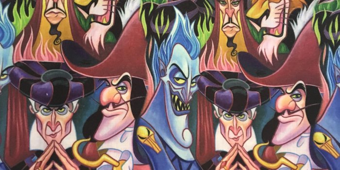 3018x3018 Disney Villain wallpaper Fabric | Disney Patterns in 2019 | Disney
