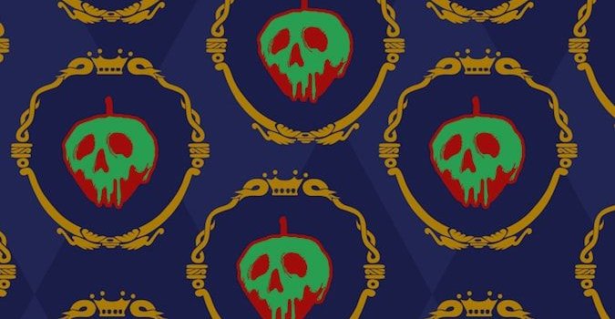 675x1200 These Disney Villain Phone Wallpapers Inspired By Gift Wrap Paper
