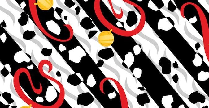675x1200 These Disney Villain Phone Wallpapers Inspired By Gift Wrap Paper