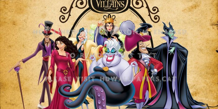 1280x1024 disney villains captain hook ursula cartoon