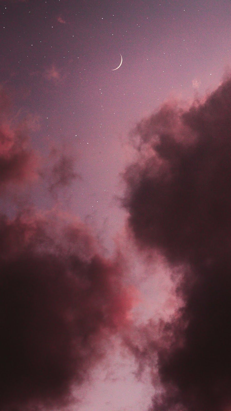 900x1600 Aesthetic moon | Beautiful Wallpaper | Sky aesthetic, Pink wallpaper