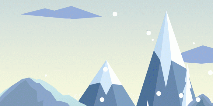1500x3000 Snowy wallpaper illustrations for iPhone