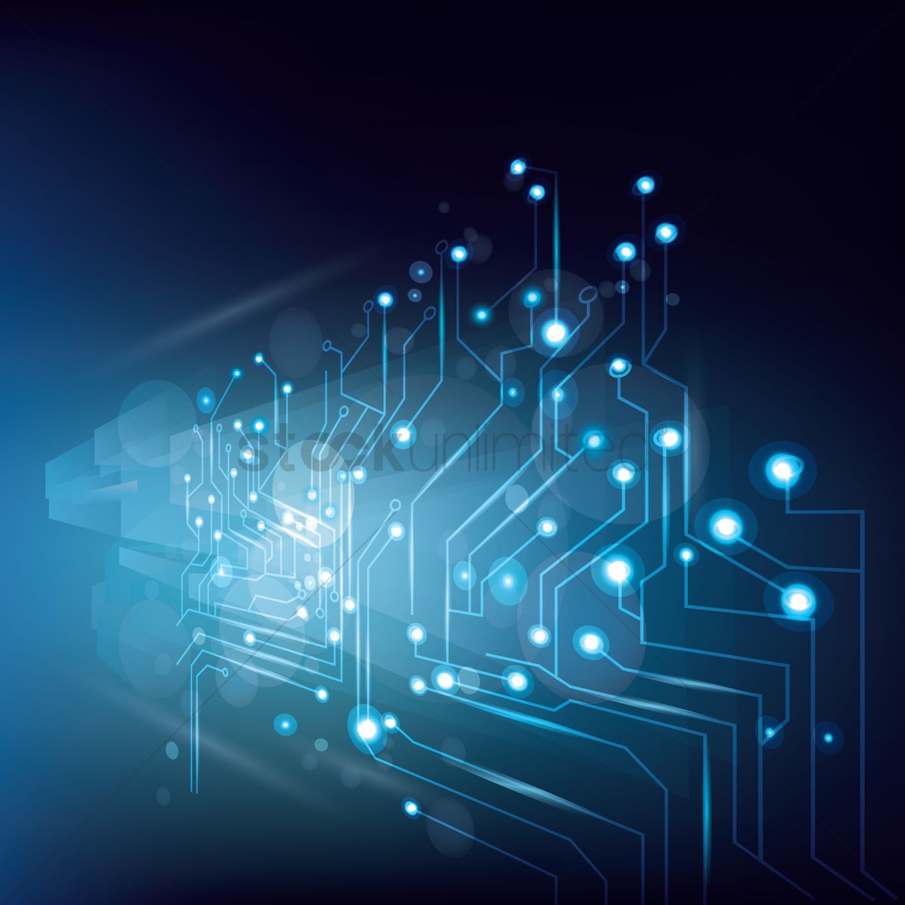 1300x1300 Technology wallpaper Vector Image - 1807662 | StockUnlimited