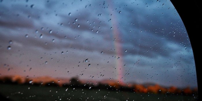 3840x2543 3095492 car, clouds, rain, rainbow 4k wallpaper and background