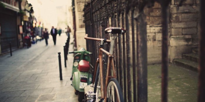 1848x1080 Vintage City Photography Bicycle Wallpaper: Desktop HD Wallpaper