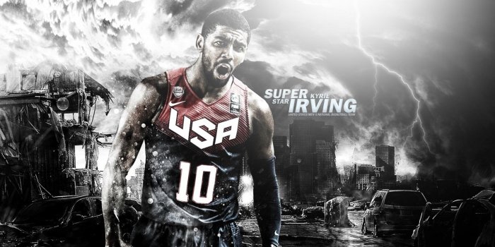 1366x768 Download wallpaper 1366x768 kyrie irving, basketball, nba, usa