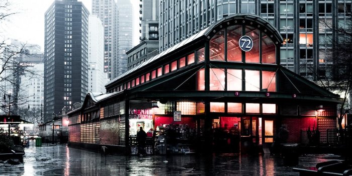 1500x1001 rain, classic art, dark, subway, city, New York City - wallpaper