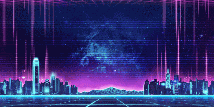 1920x1080 Classic Retrowave Skyline [1920 x 1080] : wallpapers