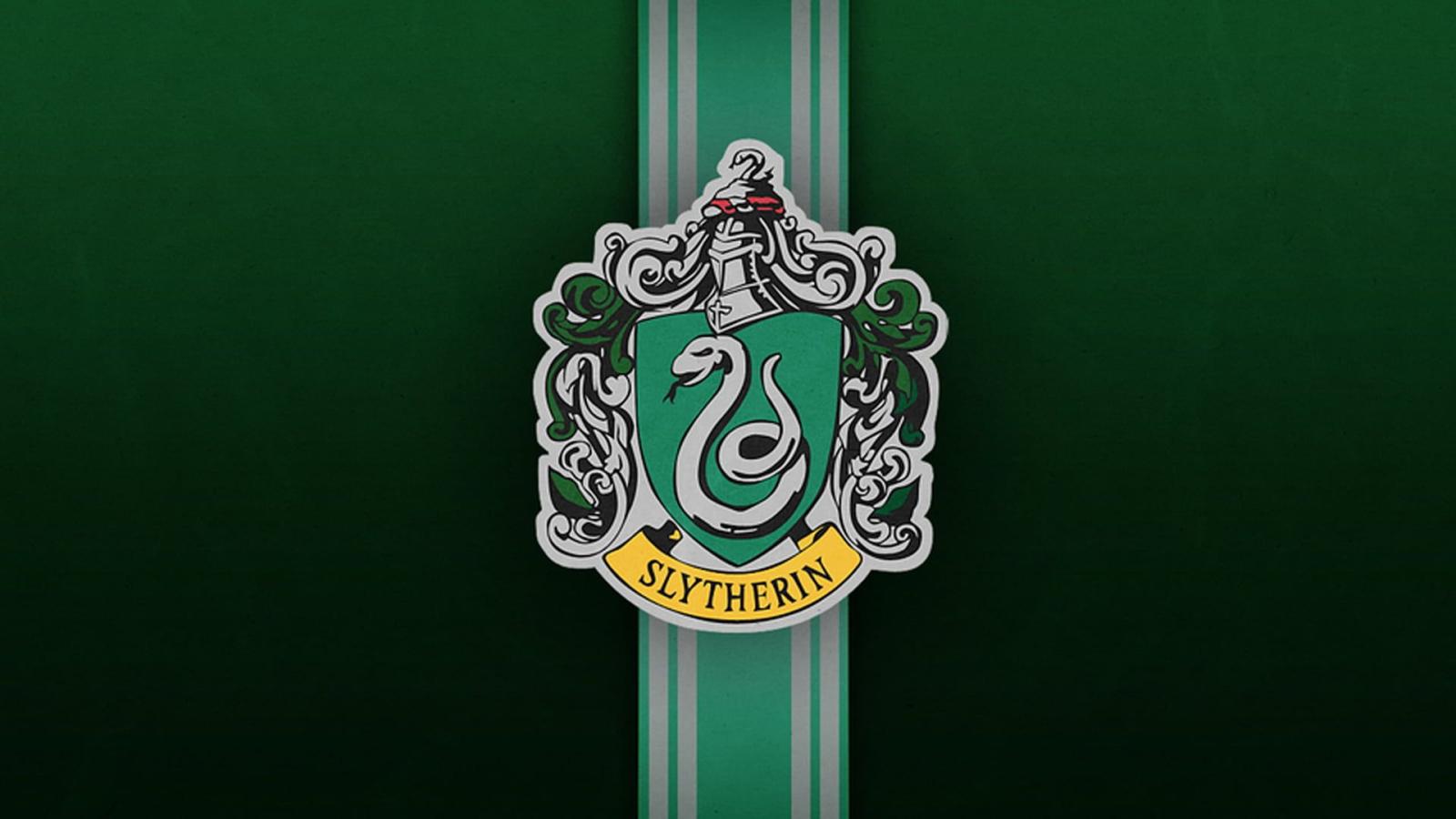 1920x1080 Green and gray Slytherin logo, Slytherin, Sonserina, Harry Potter