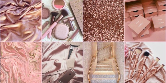 1280x720 Wallpaper — Rose Gold Aesthetic, Background Laptop