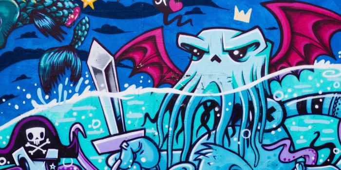 3840x2400 Wallpaper Graffiti, Octopus, Street Art - Street Art (#423539) - HD