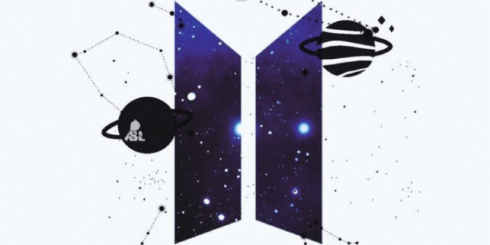750x1334 Bts logo galaxy icon starry space purple | -bts in 2019 | Bts