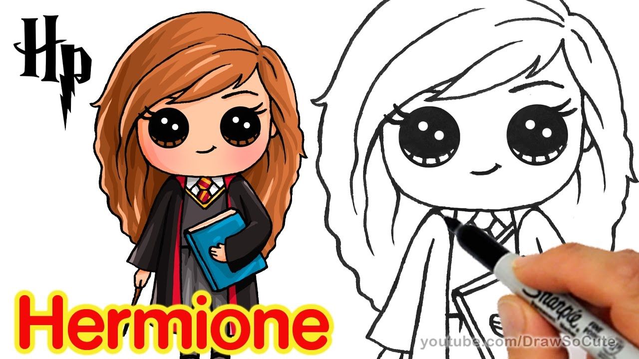 1280x720 How to Draw Hermione Easy | Harry Potter