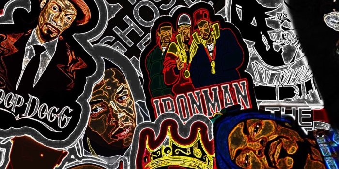 1152x2048 OG Rappers Sticker bomb Wallpapers & 2018 Rappers Sticker bond