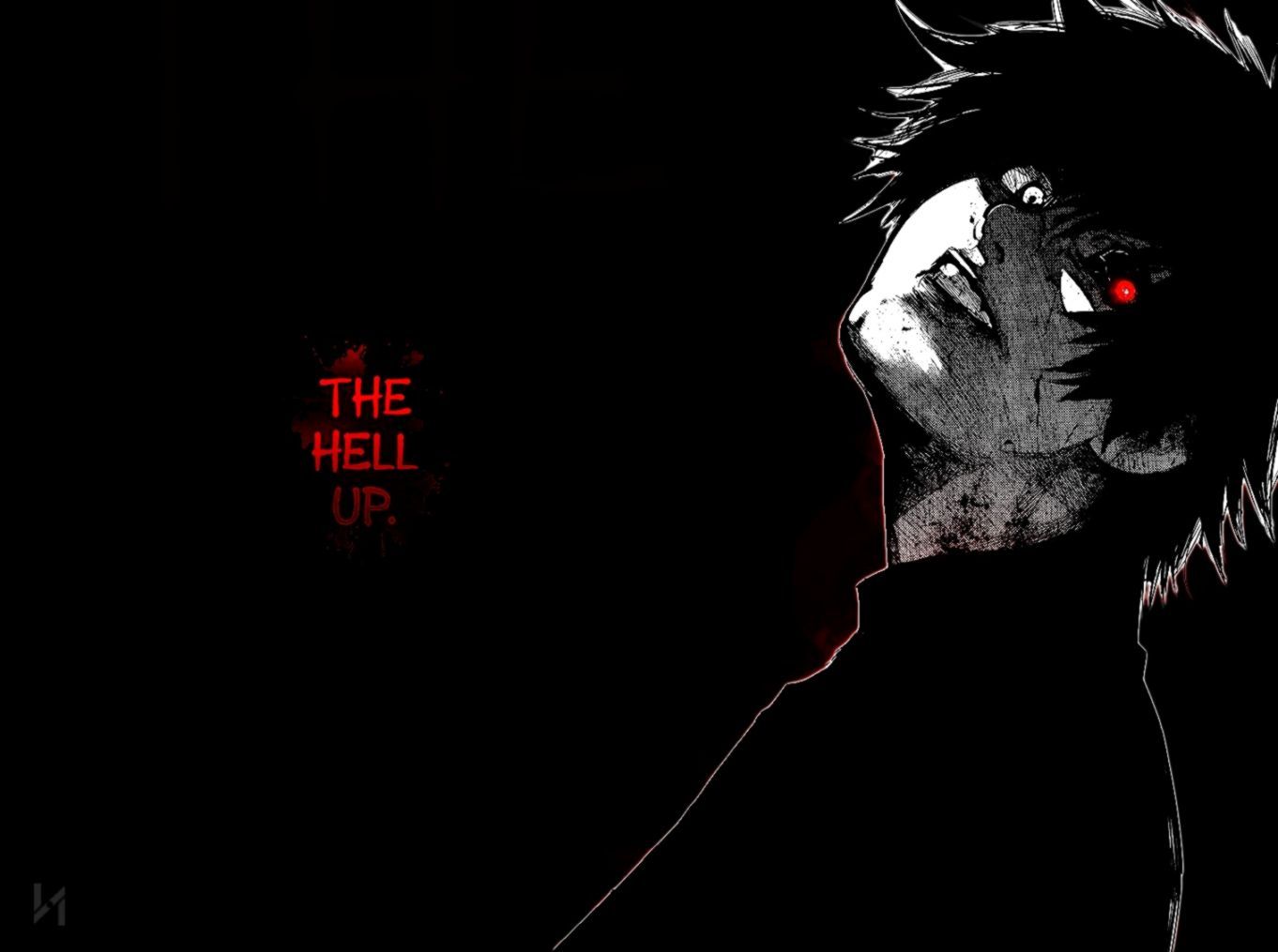 1362x1015 Black White Tokyo Ghoul Wallpaper | wimwauman