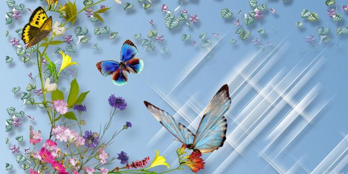 1920x1080 45+ Flower and Butterfly Wallpapers - Download at WallpaperBro