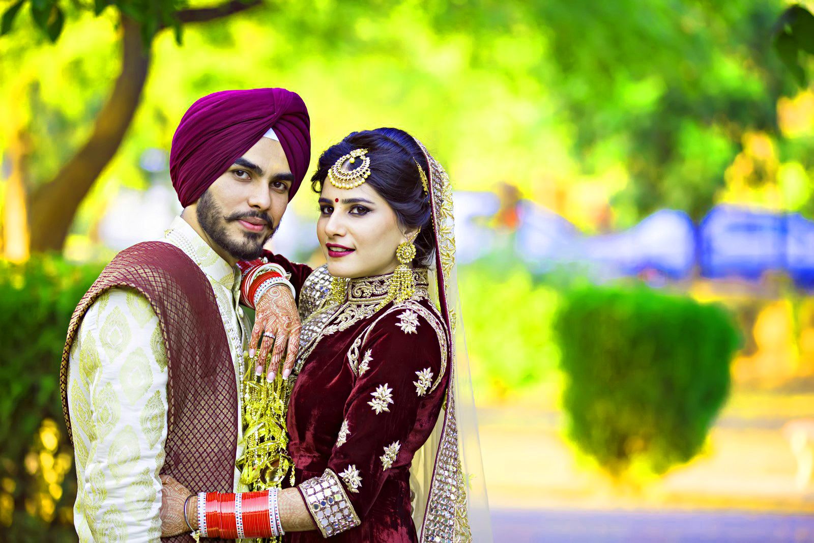 1600x1067 133+ Sweet Cute Punjabi Wedding Lover Love Couple Images Photo