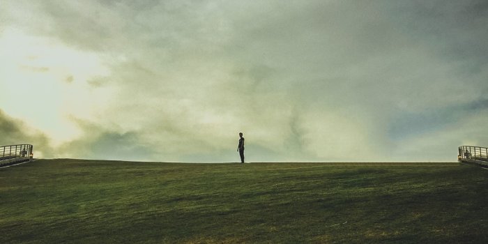 1879x2348 Download wallpaper 1879x2348 man, horizon, field, solitude, alone hd