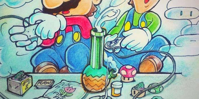 1280x1707 Mario And Luigi Smoking Weed Sessions mario kart | MARIJUANA | Weed