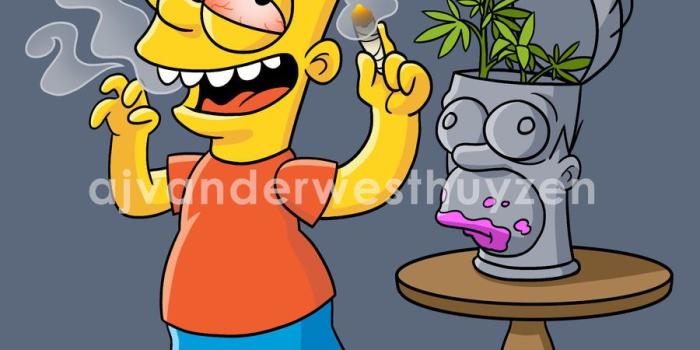 900x990 Entry #30 by ajvdw for Create Cartoon Characters Smoking Weed