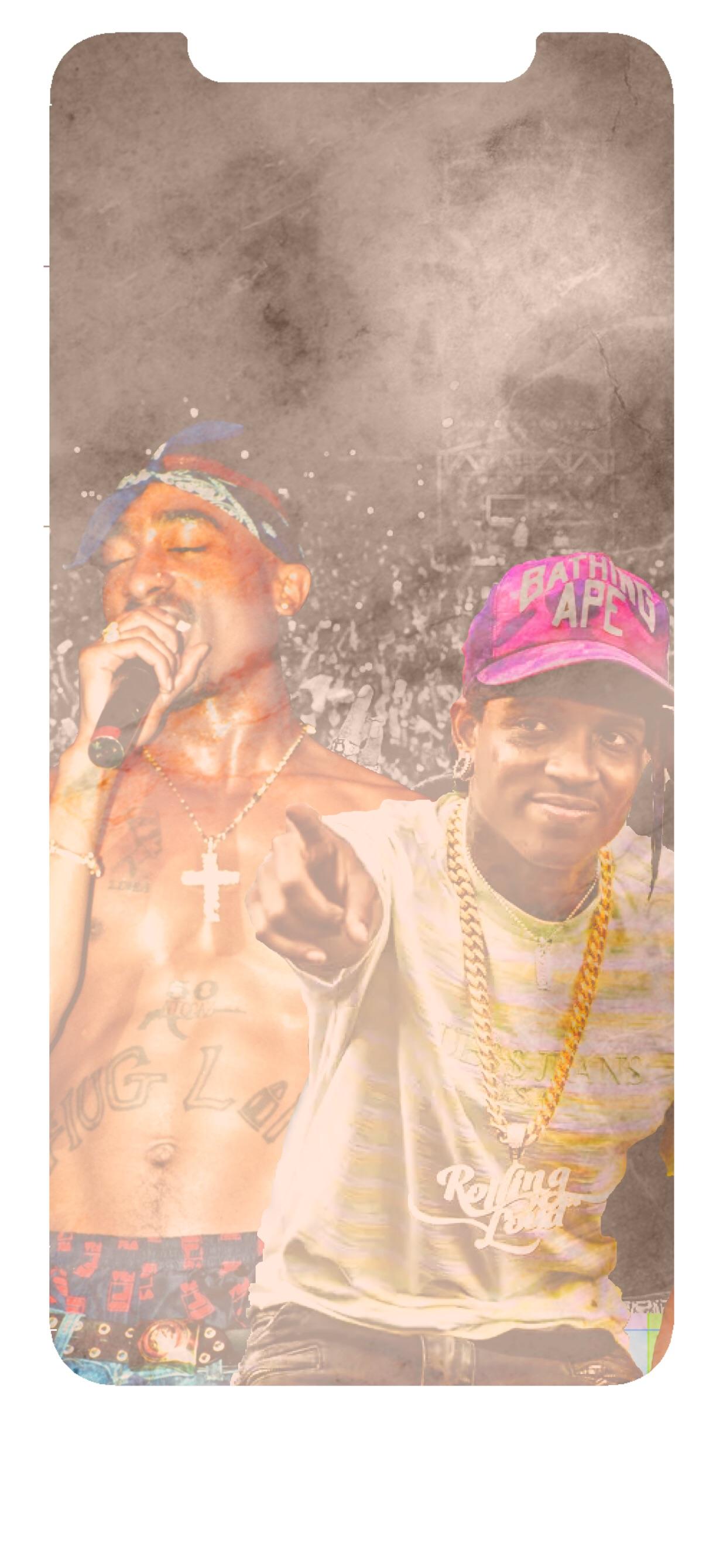 1235x2677 Tupac x Ski Mask the Slump God wallpaper iPhone X : skimasktheslumpgod