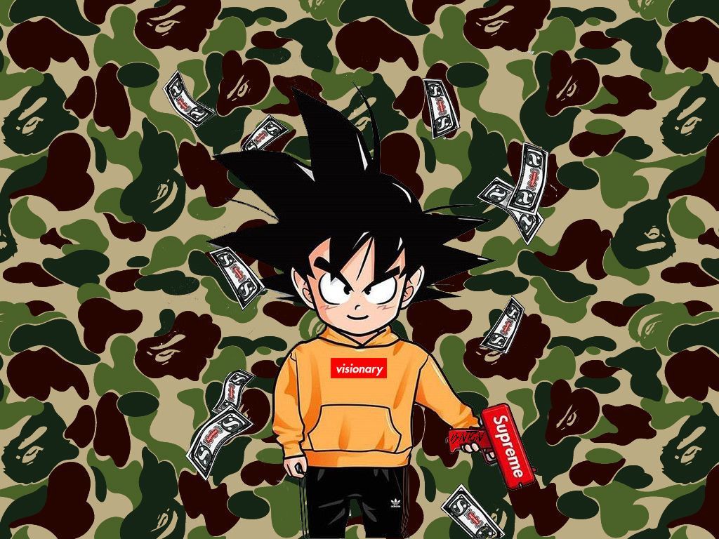 1024x768 Supreme Goku Wallpapers